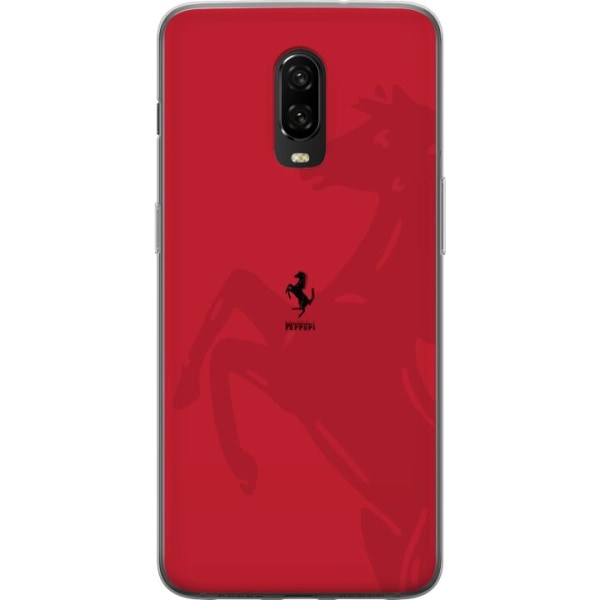 OnePlus 6T Genomskinligt Skal Ferrari