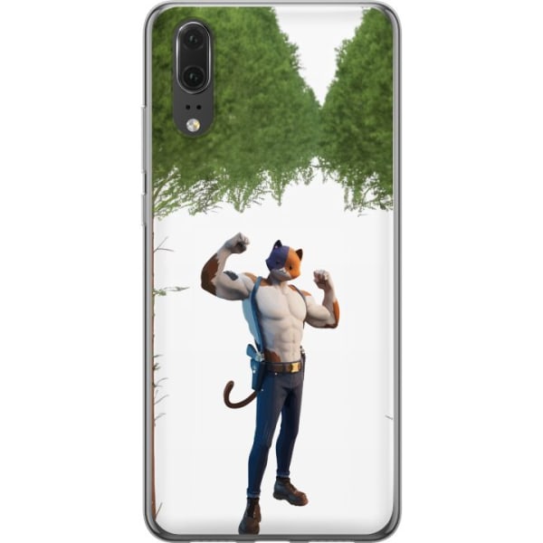 Huawei P20 Gennemsigtig cover Fortnite - Meowscles