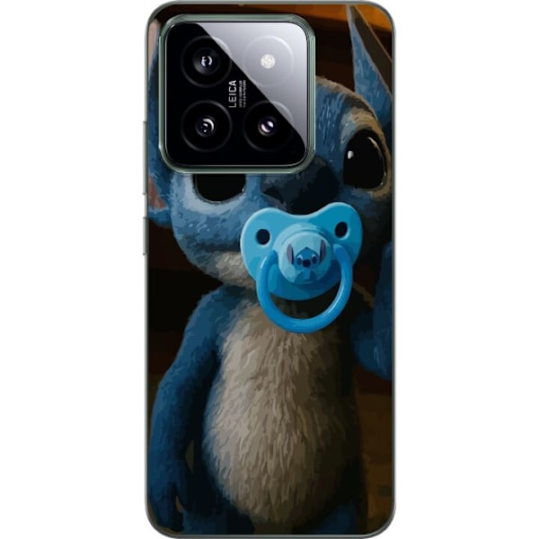 Xiaomi 14 Läpinäkyvä kuori Stitch & Napp - vauvateema söpöllä hahmolla