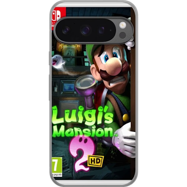 Google Pixel 9 Pro XL Genomskinligt Skal Luigi