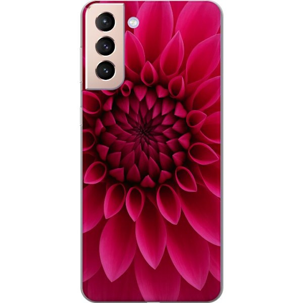 Samsung Galaxy S21 Läpinäkyvä kuori Rosecore
