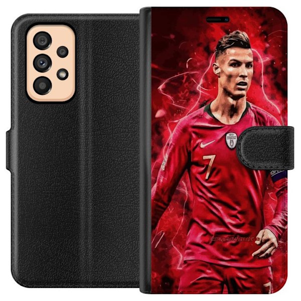 Samsung Galaxy A53 5G Plånboksfodral Ronaldo Skills – CR7 Design för Äkta Supporters