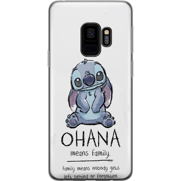 Samsung Galaxy S9 Läpinäkyvä kuori Stitch Ohana