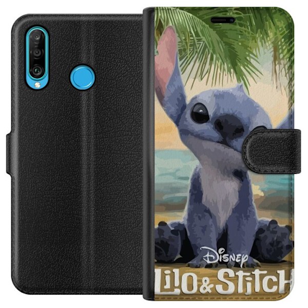 Huawei P30 lite Tegnebogsetui Kærlig – Med Hjerter & Kawaii-følelse