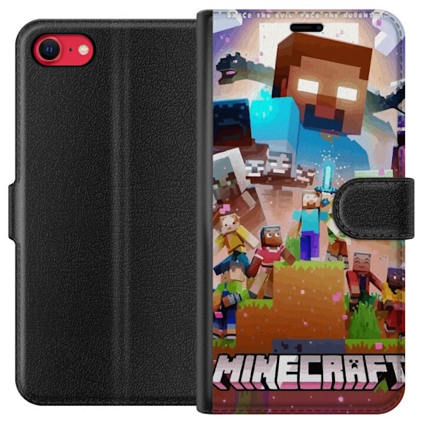 Apple iPhone 16e Tegnebogsetui Minecraft