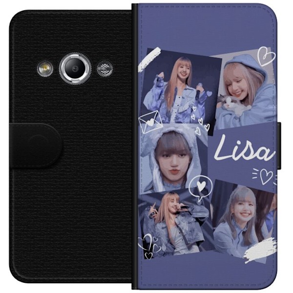 Samsung Galaxy Xcover 3 Plånboksfodral Lisa Blackpink – Aesthetic K-pop Queen