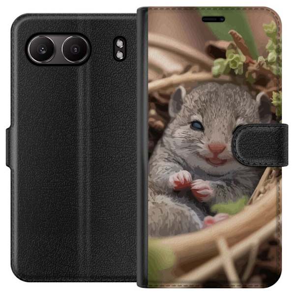OnePlus Nord 4 Tegnebogsetui Rotte Smilende Dyremotiv By Motiv Urban Grafisk Design Populært Sjovt Motiv Kunstart Stil