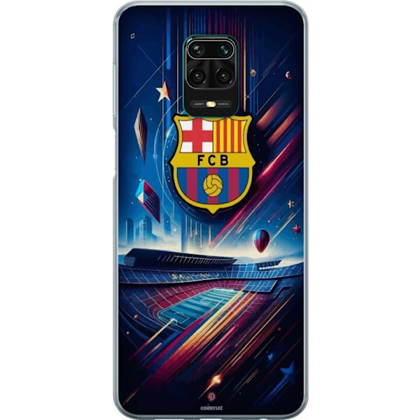 Xiaomi Redmi Note 9 Pro Genomskinligt Skal FC Barcelona