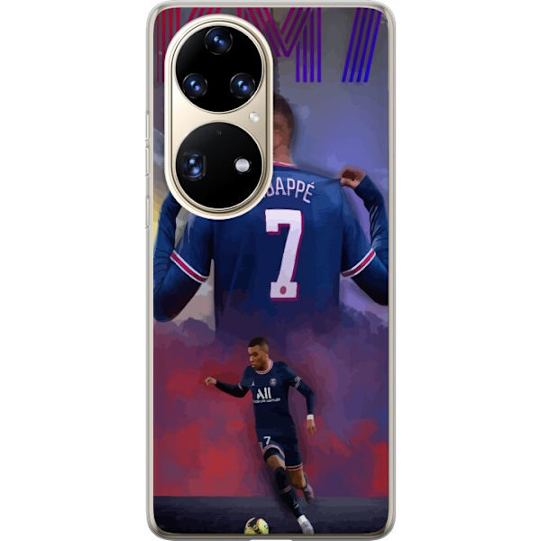 Huawei P50 Pro Läpinäkyvä kuori MAP Jalkapallo Design Graafinen Kuviointi Moderni Urheiluaihe Trendikäs Jalkapallo Suosittu Graafinen Tyyli Motiiv