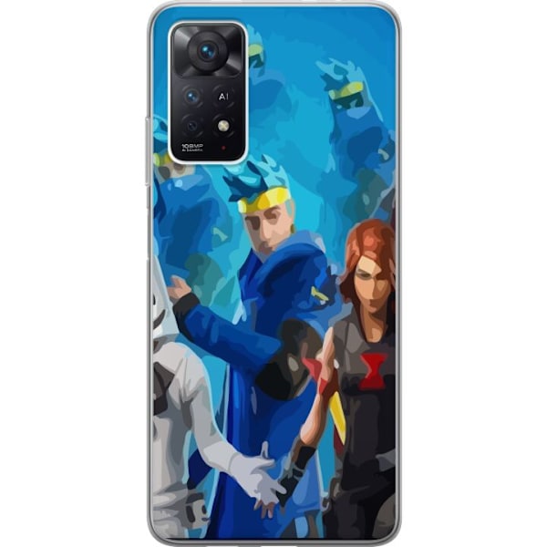 Xiaomi Redmi Note 11 Pro 5G Läpinäkyvä kuori Fortnite