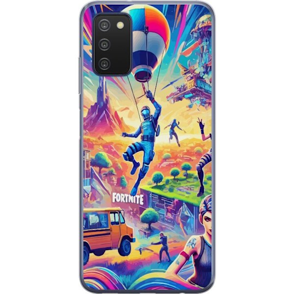 Samsung Galaxy A03s Gjennomsiktig deksel Fortnite vs Minecraft