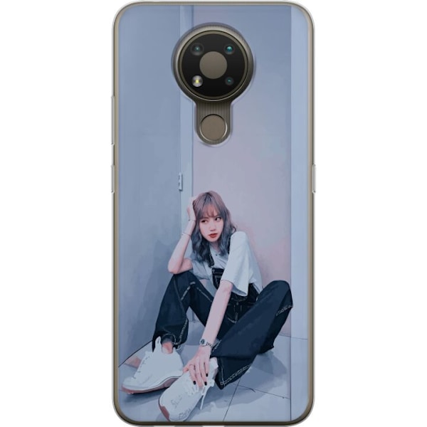 Nokia 3.4 Genomskinligt Skal Lisa from Blackpink – K-pop Style Icon