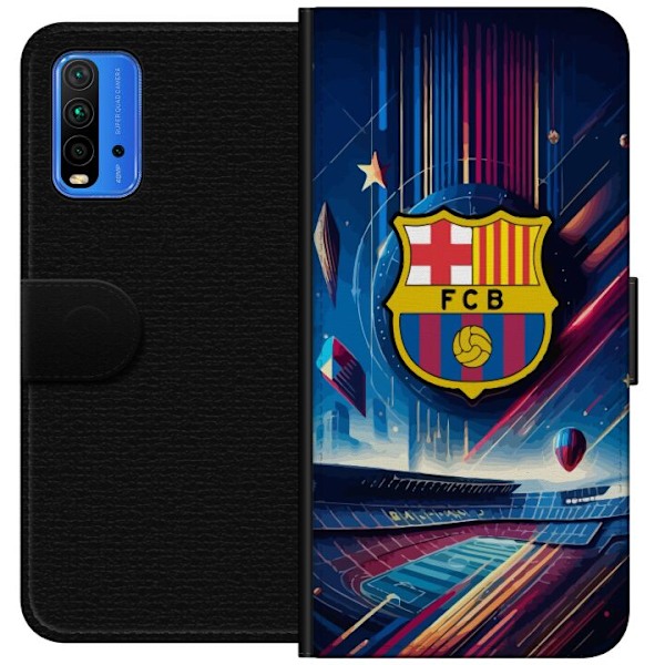 Xiaomi Redmi Note 9 4G Lommeboketui FC Barcelona