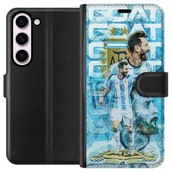 Kompatibelt Plånboksfodral till Samsung Galaxy S23 Argentina - Messi