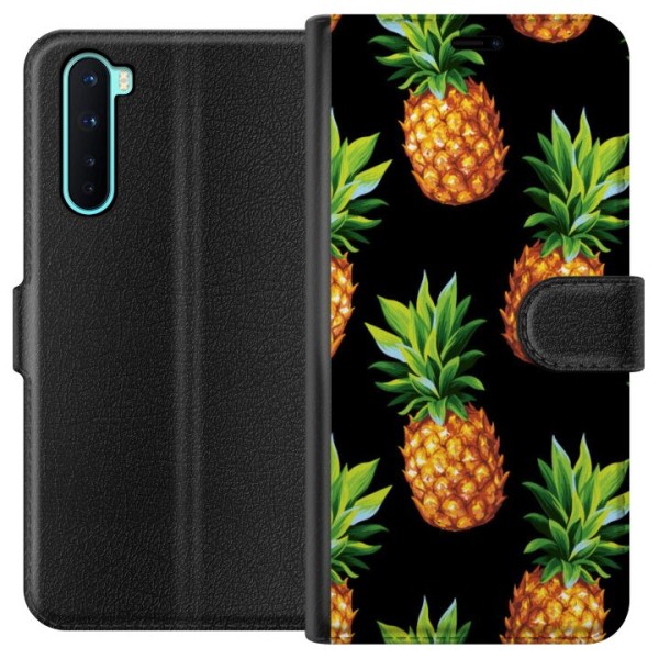 OnePlus Nord Plånboksfodral Ananas