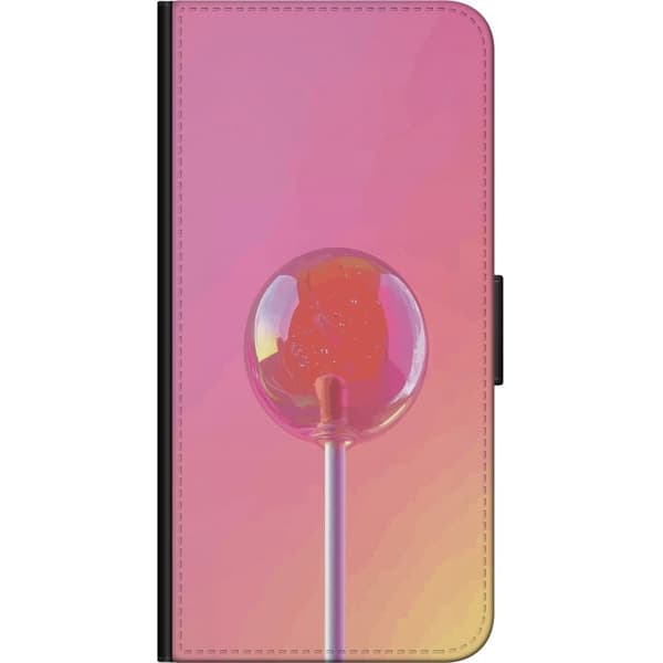 Kompatibel Tegnebogsetui til Samsung Galaxy Note9 Blank lyserød pinde mod blød pastelbaggrund pink
