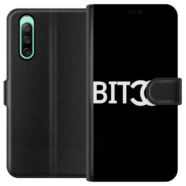 Sony Xperia 10 IV Lompakkokotelo Bitch Chanel -inspiroima katumuoti Muoti Tekstimotiivi Trendi Ikoninen Tyyli Kaupunkisuunnittelu