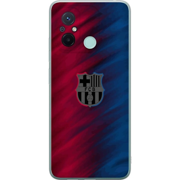 Xiaomi Redmi 12C Genomskinligt Skal FC Barcelona