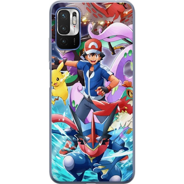 Xiaomi Redmi Note 10 5G Gennemsigtig cover Pokemon