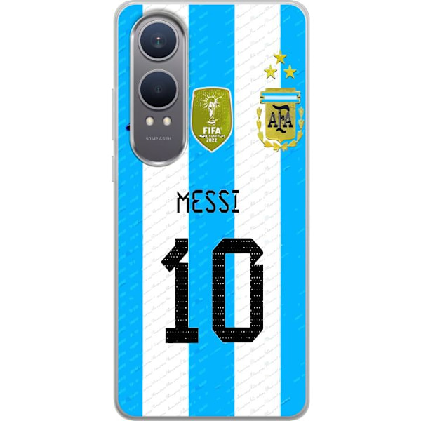 OnePlus Nord CE4 Lite Gennemsigtig cover Lionel Messi (Argenti