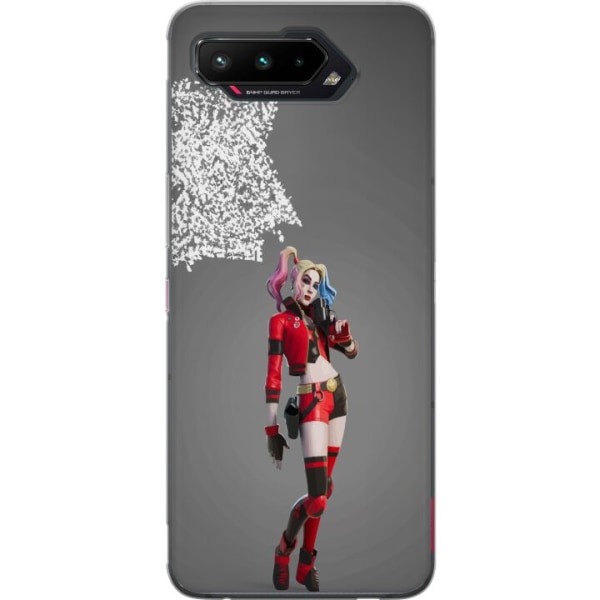 Asus ROG Phone 5 Genomskinligt Skal Fortnite - Harley Quinn