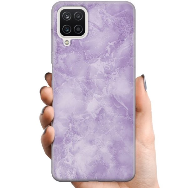 Samsung Galaxy A12 TPU Mobildeksel Marmor