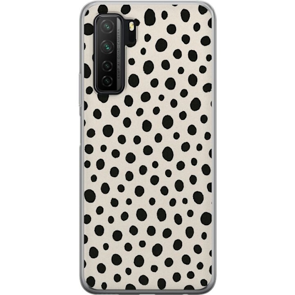Huawei P40 lite 5G Läpinäkyvä kuori Dot Dance