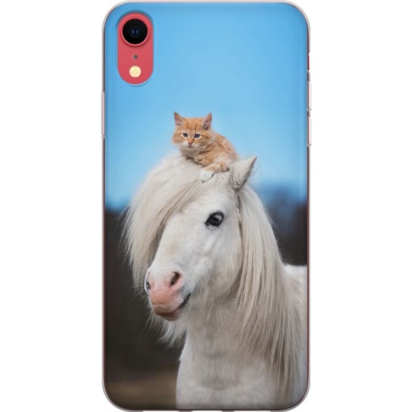 Apple iPhone XR Deksel / Mobildeksel - Hest & Katt