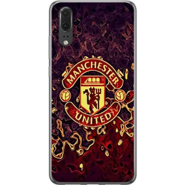 Huawei P20 Gennemsigtig cover Manchester United