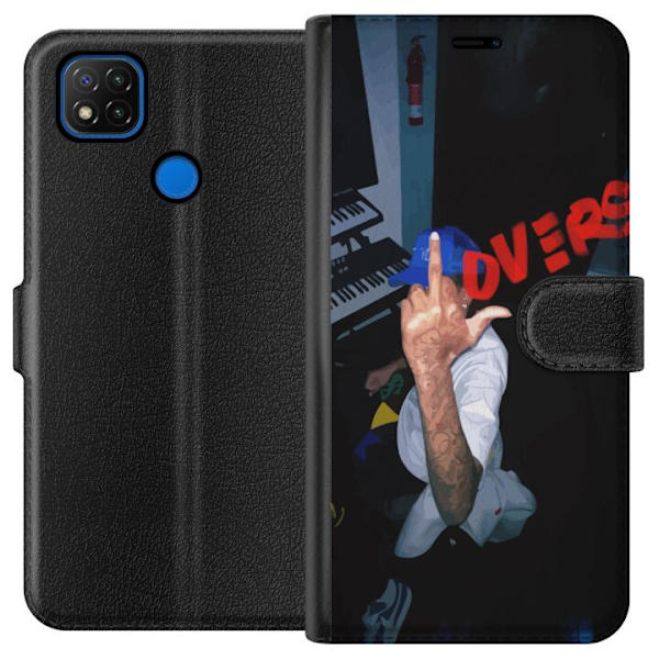 Xiaomi Redmi 9C Plånboksfodral Lovers Mystical Romance Kärlek Mystik Design Romantiskt Motiv Populärt Grafiskt Mönster Fashion Stil