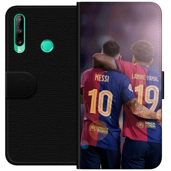 Huawei P40 lite E Lompakkokotelo Lamine Yamal Messi