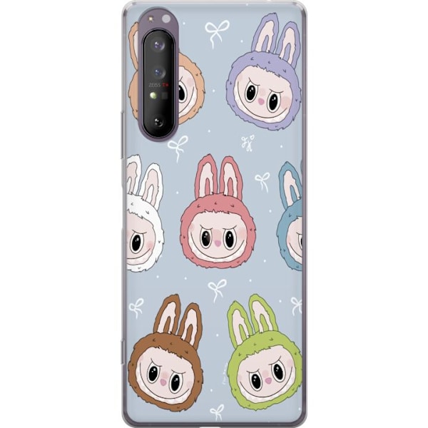 Sony Xperia 1 II Läpinäkyvä kuori Tähtikuvioitu hirviöasenne