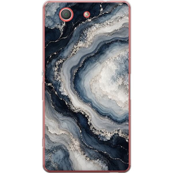 Kompatibelt Mobildeksel til Sony Xperia Z3 Compact Nattagat blå