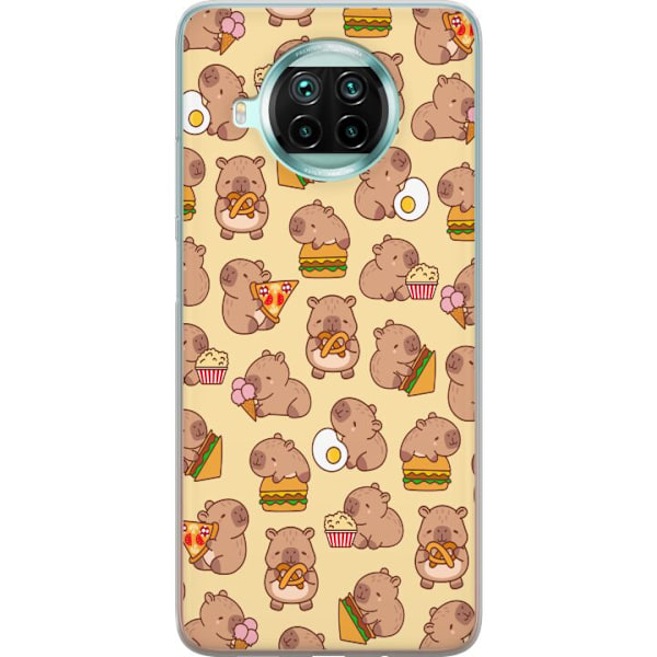 Xiaomi Mi 10T Lite 5G Läpinäkyvä kuori Kawaii capybara puhelinkotelo useilla söpöillä hahmoilla