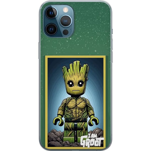 Kompatibelt Mobildeksel til Apple iPhone 12 Pro Max Robot med röda ögon grå
