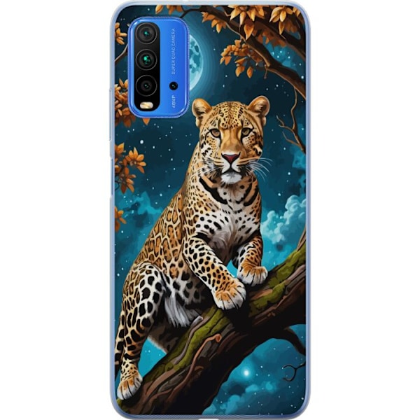 Xiaomi Redmi Note 9 4G Genomskinligt Skal Leopard