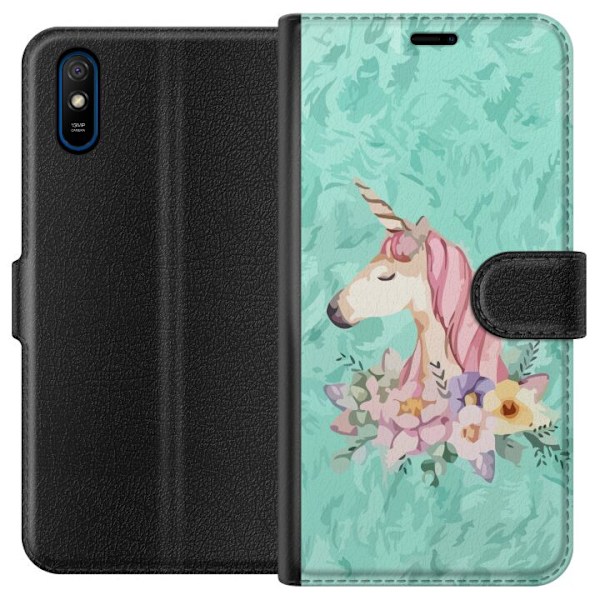 Xiaomi Redmi 9A Tegnebogsetui Unicorn