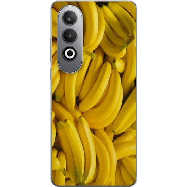 OnePlus Nord CE4 Genomskinligt Skal Banana Pattern – lekfullt mönster med gula bananer