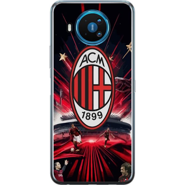 Nokia 8.3 5G Genomskinligt Skal AC Milan