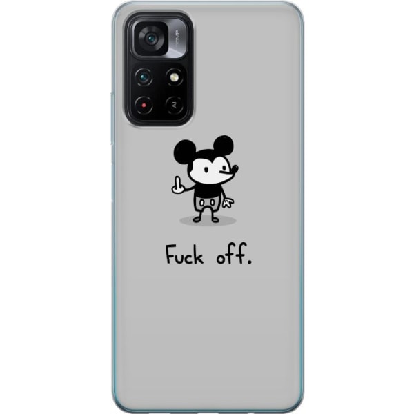 Xiaomi Poco M4 Pro 5G Gennemsigtig cover  Mickey Mouse Knep