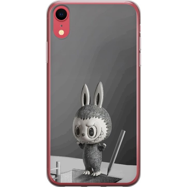 Apple iPhone XR Läpinäkyvä kuori Pop Mart MEGA LABUBU LABUBU Sketch 1000%