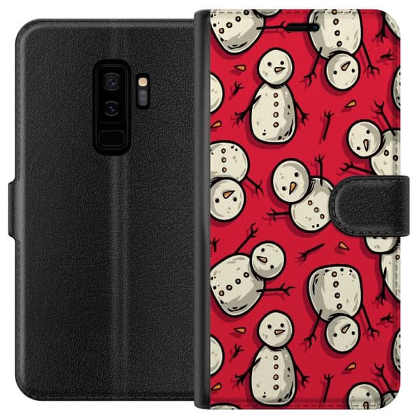 Kompatibel Tegnebogsetui til Samsung Galaxy S9+ Glædelig Jul