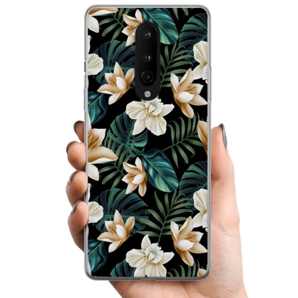 OnePlus 8 TPU Mobilcover Blomster