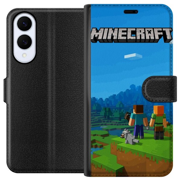 Samsung Galaxy S25 Edge Tegnebogsetui Minecraft Key Art