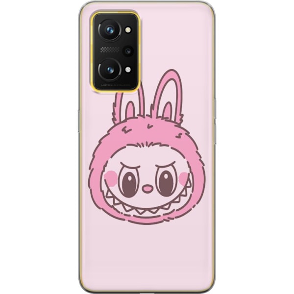 Realme GT Neo 3T Läpinäkyvä kuori Labubu Eläinradan Bunny-versio