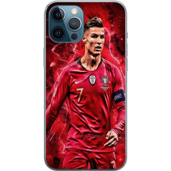 Apple iPhone 12 Pro Max Genomskinligt Skal Ronaldo Skills – CR7 Design för Äkta Supporters