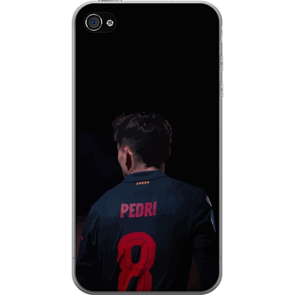 Apple iPhone 4 Gjennomsiktig deksel Pedri FC Barcelona Fotball
