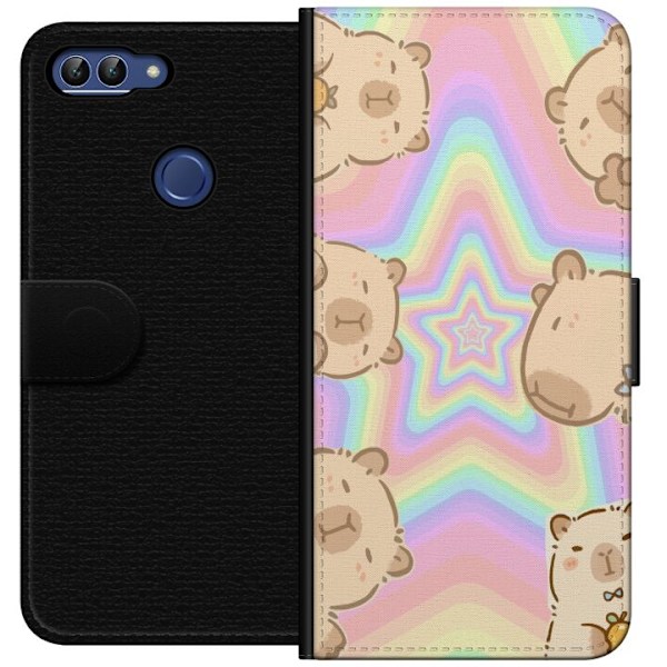 Huawei P smart Lommeboketui Kawaii Capybara Galaxy Søt Anime