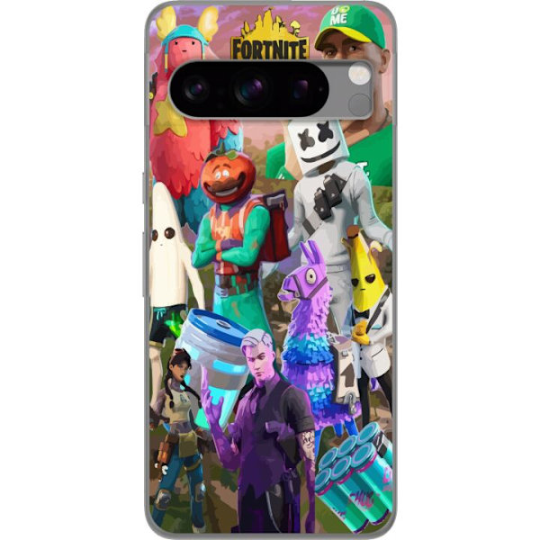 Google Pixel 8 Pro Genomskinligt Skal Fortnite