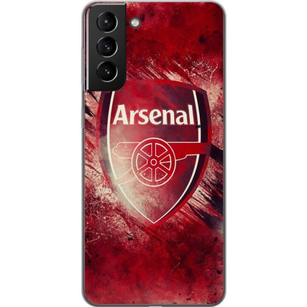 Samsung Galaxy S21+ 5G Cover / Mobilcover - Arsenal Fodbold